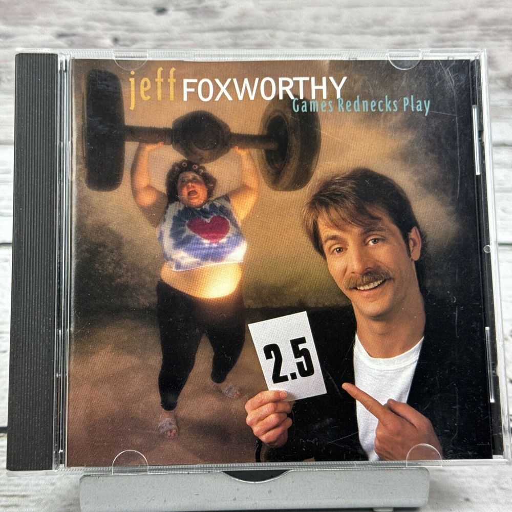 Jeff Foxworthy – Games Rednecks Play (CD, Jul-1995, Warner‎ Bros.)